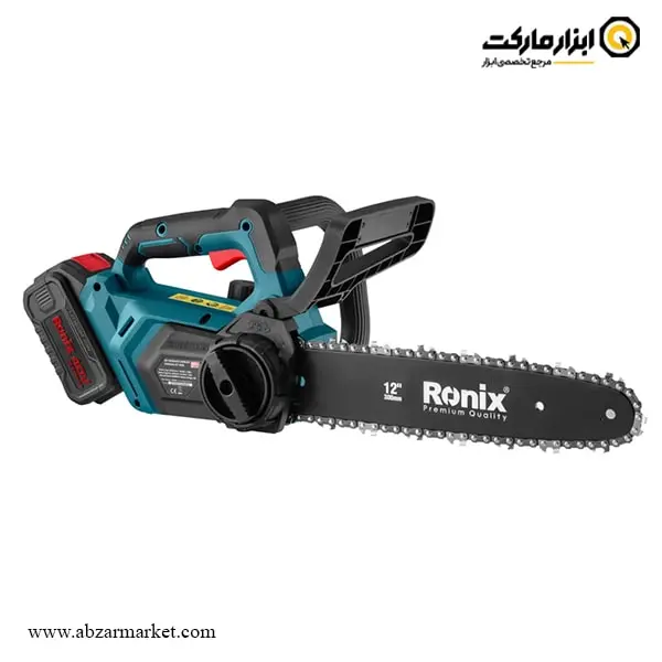 اره زنجیری شارژی رونیکس براشلس 30 سانتی‌ متر مدل 40-8923 V