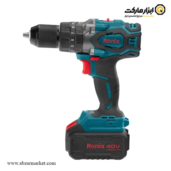 دریل شارژی چکشی رونیکس براشلس 40 ولت مدل 40-8905 V