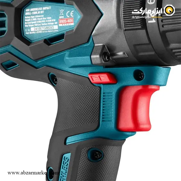 دریل شارژی چکشی رونیکس براشلس 40 ولت مدل 40-8905 V
