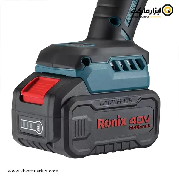 مینی فرز شارژی رونیکس براشلس 40 ولت مدل 40-8901 V