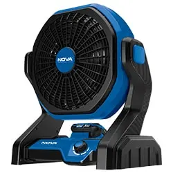 پنکه شارژی کارگاهی نووا 20 ولت براشلس مدل 7754