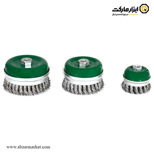 فرچه سیمی کاسه ای بافته رکسمی مدل RTB130