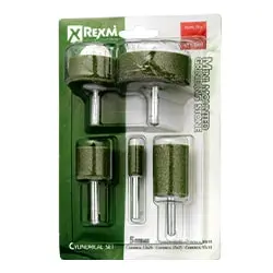 ست سنگ انگشتی استوانه ای 5 عددی رکسمی مدل RTB1003