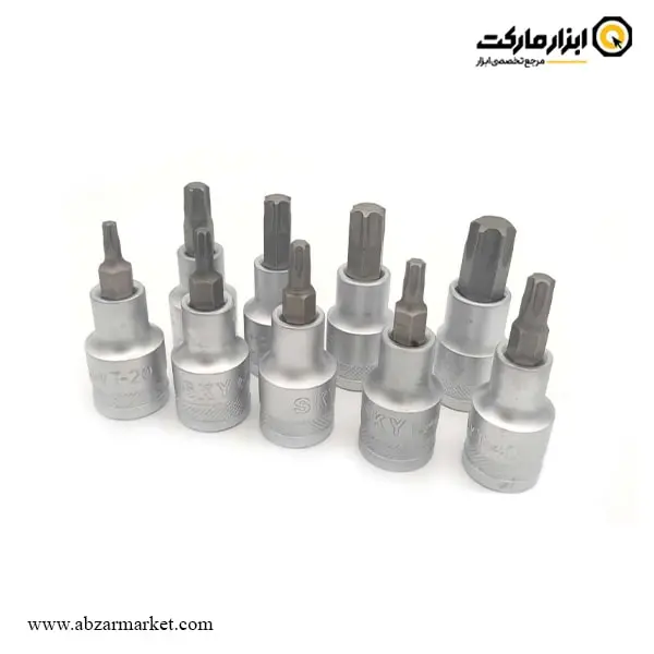 ست آلن بکسی ستاره ای اسکای 9 پارچه 1/2 اینچ مدل ST-7109T