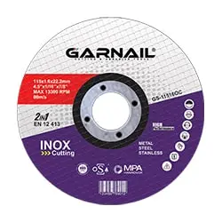 صفحه استیل بر مینی گارنیل 115x1.6 میلی متر مدل GS-11516OC-مجموعه ( 5 عددی )