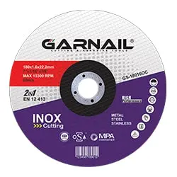 صفحه استیل بر گارنیل 180x1.6 میلی متر مدل GS-18016OC-مجموعه ( 5 عددی )