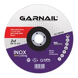 صفحه استیل بر گارنیل 180x3 میلی متر مدل GS-1803OC-مجموعه ( 5 عددی )