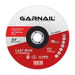 صفحه ساب چدن گارنیل 180x6 میلی متر مدل GS-1806CG-مجموعه ( 5 عددی )
