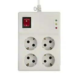 چهار راهی و محافظ کامپیوتر پارت الکتریک کابل 3 متری مدل  PRT 940