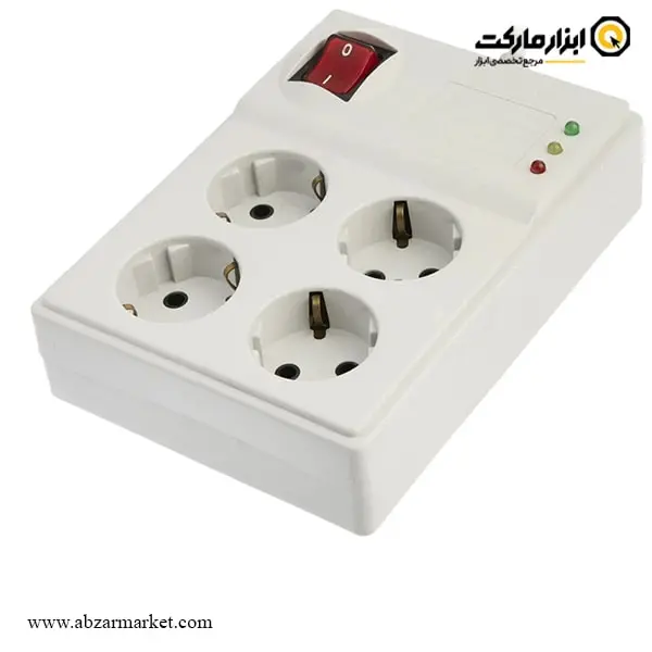 چهار راهی و محافظ کامپیوتر پارت الکتریک کابل 3 متری مدل  PRT 940