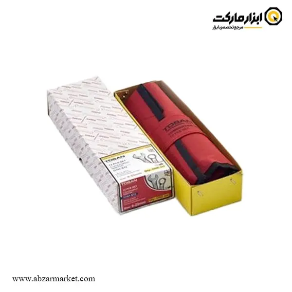 ست آچار یک سر رینگ یک سر تخت توسن 12 عددی مدل TI101-S12N