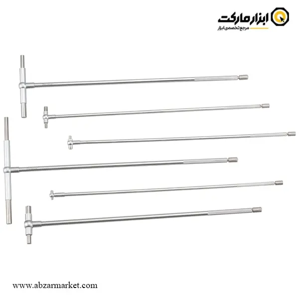 ست گیج تلسکوپی داسکوا 150 - 8 میلی متر 6 عددی مدل 0001-5911