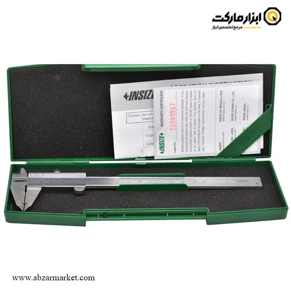 کولیس ورنیه اینسایز 15 سانتی متر (با گارانتی شرکتی) مدل 1205-150S کولیس ورنیه اینسایز 15 سانتی متر (با گارانتی شرکتی) مدل 1205-150S