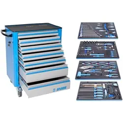 جعبه ابزار چرخ دار کشویی یونیور 127 پارچه مدل 940EV4