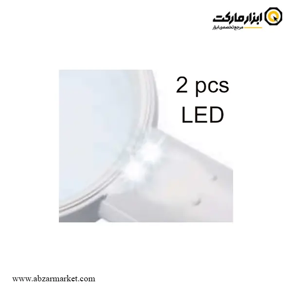 ذره بین چراغ دار اینسایز مدل 4-7513