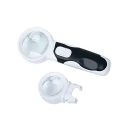 ذره بین چراغ دار اینسایز دو لنز مدل 610-7522