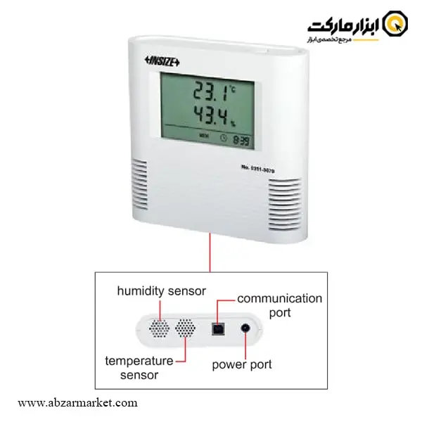 دماسنج و رطوبت سنج دیتا لاگر اینسایز (با گارانتی شرکتی) مدل 3070-0311