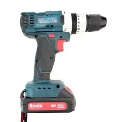 دریل شارژی چکشی رونیکس لیتیوم 16 ولت مدل 8615i