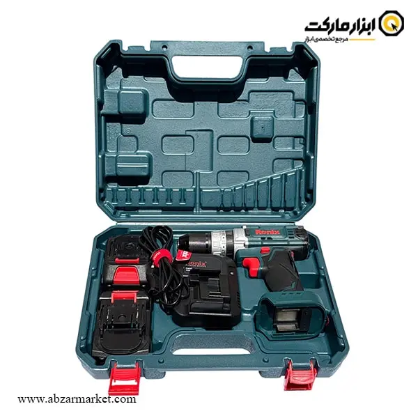 دریل شارژی چکشی رونیکس لیتیوم 16 ولت مدل 8615i