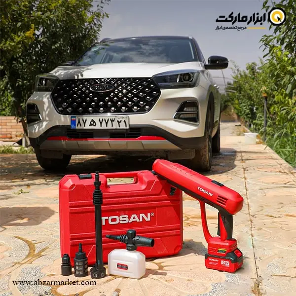 کارواش شارژی توسن براشلس 32 بار مدل 9100