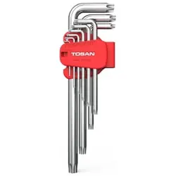 آچار آلن ستاره ای توسن کارتی بلند 9 عددی مدل T4680