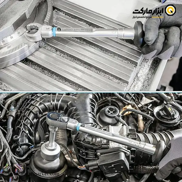 آچار ترکمتر تقه ای هازت 60-5 نیوتن سری خور 9x12 مدل 1CT-6290