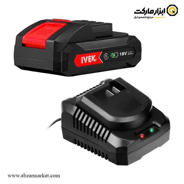 دریل شارژی چکشی ایوک لیتیوم 18 ولت مدل K-7218V