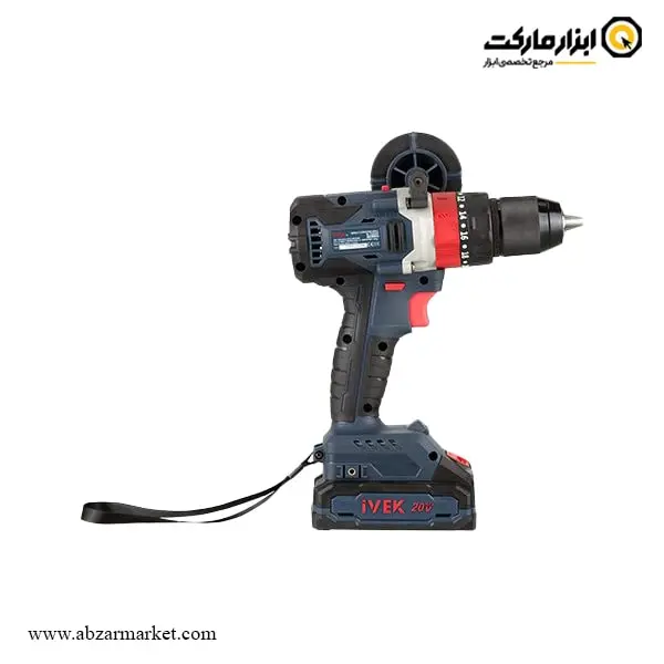 دریل شارژی چکشی ایوک براشلس لیتیوم 20 ولت مدل K-7220V