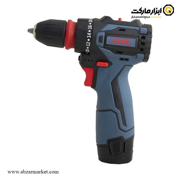دریل شارژی ایوک براشلس لیتیوم 12 ولت مدل K-7222B