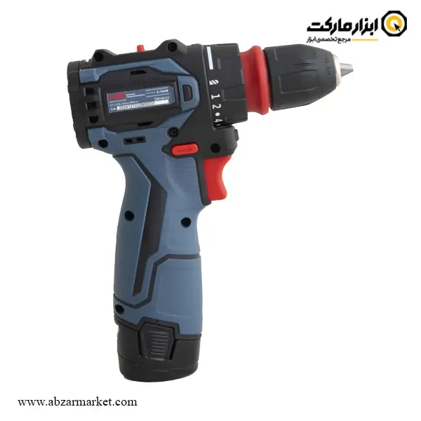 دریل شارژی ایوک براشلس لیتیوم 12 ولت مدل K-7222B
