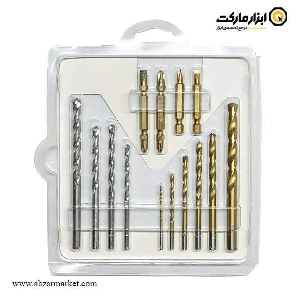 ست مته و سر پیچ گوشتی ایوک 14 عددی مدل K-1010