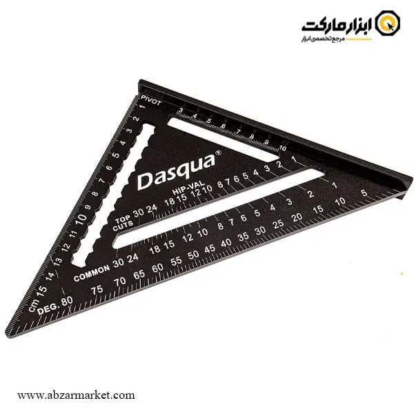 گونیا حرفه ای سه گوش داسکوا مگنتی 175x100 میلی متر مدل 0710-1804