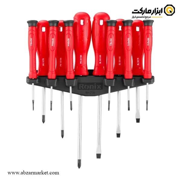 ست پیچ گوشتی رونیکس 12 عددی مدل RH-2728 ست پیچ گوشتی رونیکس 12 عددی مدل RH-2728