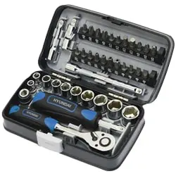 جعبه بکس هیوندای 38 پارچه 1/4 اینچ مدل HT-9138