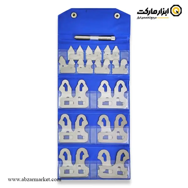 ست شابلون شعاع سنج داسکوا 26 پارچه مدل 2010-1352 ست شابلون شعاع سنج داسکوا 26 پارچه مدل 2010-1352