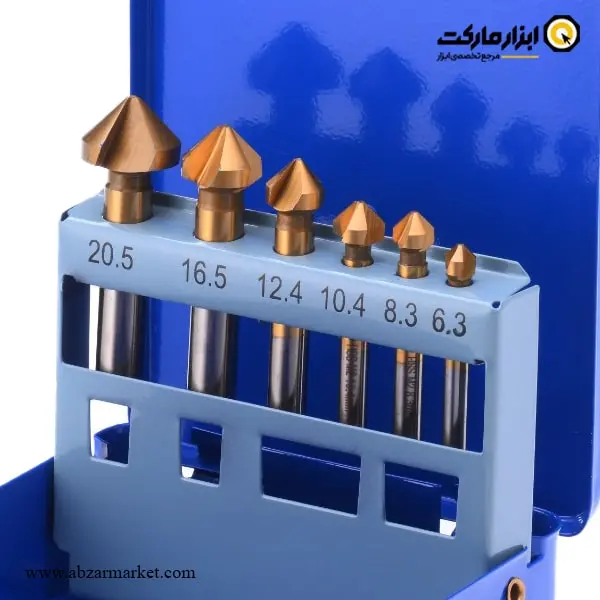 ست مته خزینه ریزو 6 عددی مدل DK06PS ست مته خزینه ریزو 6 عددی مدل DK06PS