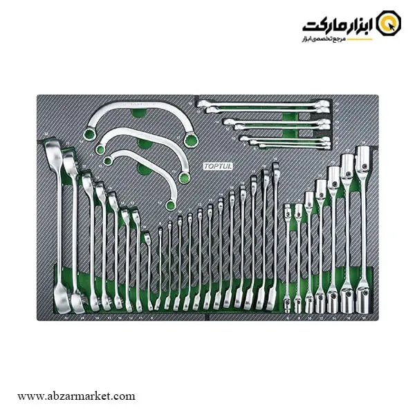 جعبه ابزار چرخ دار کشویی تاپ تول 308 پارچه مدل GE-30817