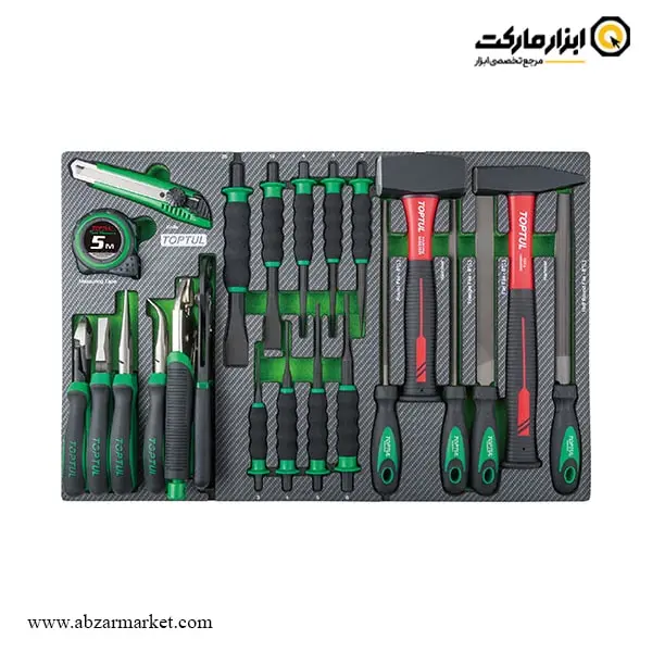 جعبه ابزار چرخ دار کشویی تاپ تول 308 پارچه مدل GE-30817