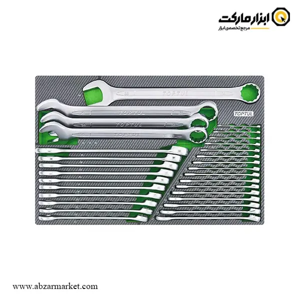 جعبه ابزار چرخ دار کشویی تاپ تول 308 پارچه مدل GE-30817