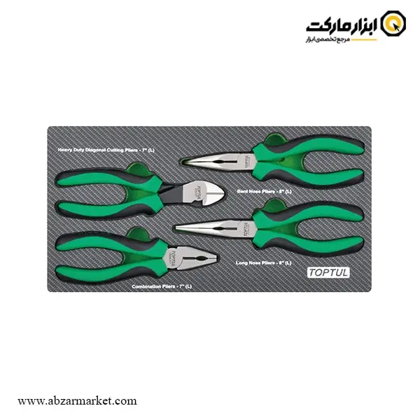 جعبه ابزار چرخ دار کشویی تاپ تول 261 پارچه مدل GE-26118