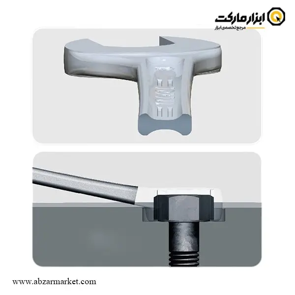 آچار یک سر تخت یک سر رینگ تاپ تول مدل AAEX