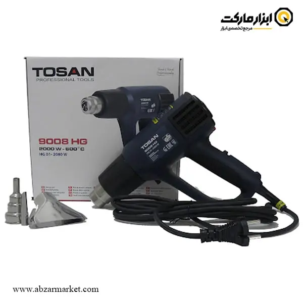 سشوار صنعتی توسن 2000 وات مدل 9008 HG