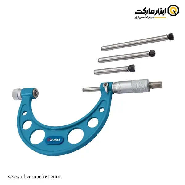 میکرومتر داسکوا 300-150 میلی متر خارج سنج سر تعویض شو مدل 0005-4801 میکرومتر داسکوا 300-150 میلی متر خارج سنج سر تعویض شو مدل 0005-4801