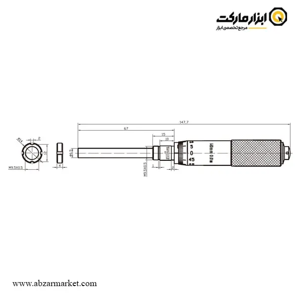 هد میکرومتر داسکوا مدل 8120-4811