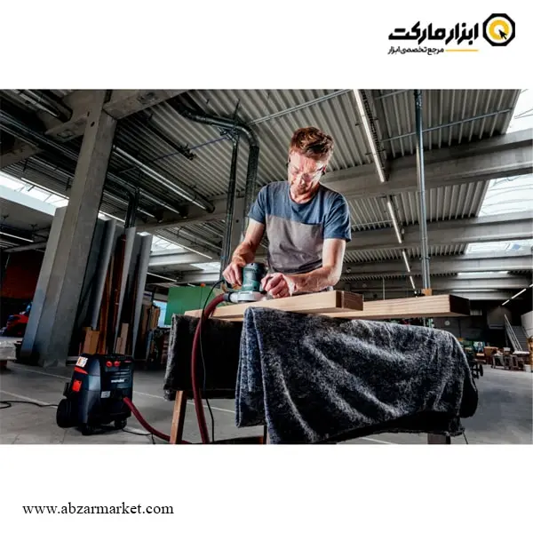 سنباده لرزان گرد متابو دیمردار 150 میلی متر مدل SXE 450 TurboTec