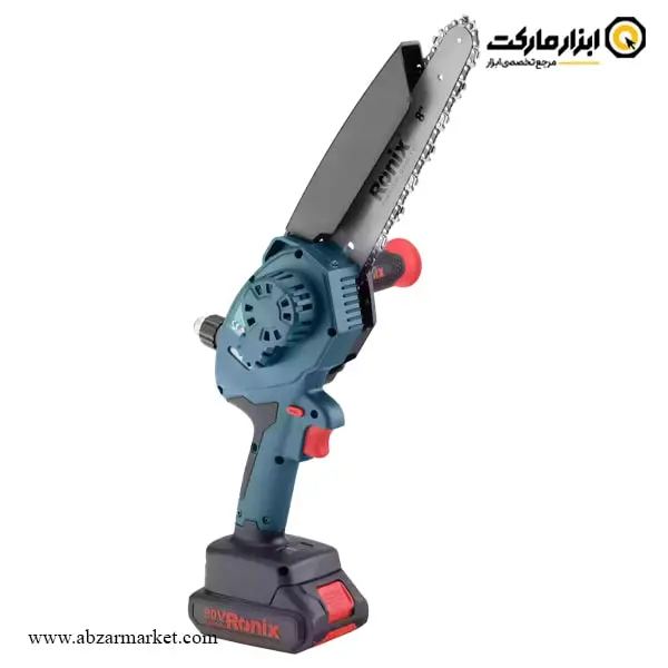 اره زنجیری شارژی رونیکس براشلس 20 سانتی‌ متر مدل 8658
