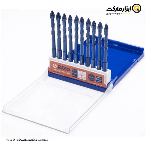 مته سرامیک نیزه ای ریزو چهار الماسه