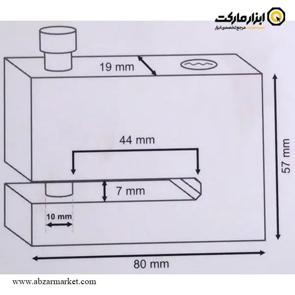 قفل دیسک موتور سیکلت دلتا مدل 1057