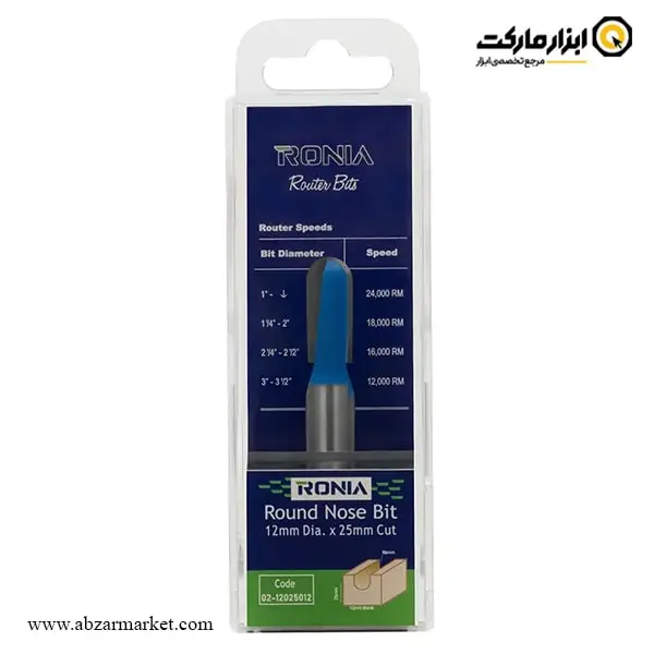 تیغ اورفرز رونیا شیارزن انگشتی قطر 12 میلی متر مدل 12025012-02 تیغ اورفرز رونیا شیارزن انگشتی قطر 12 میلی متر مدل 12025012-02