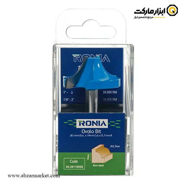 تیغ اورفرز رونیا بانکی قطر 38.1 میلی متر تیغ اورفرز رونیا بانکی قطر 38.1 میلی متر